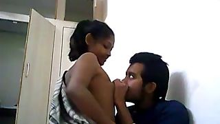 Indian university couple fucking on a webcam
