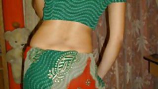 cute Indian girl getting naked teasing her man for sex